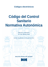 Código del Control Sanitario Normativa Autonómica