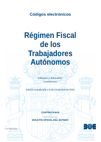 Régimen Fiscal de los Trabajadores Autónomos