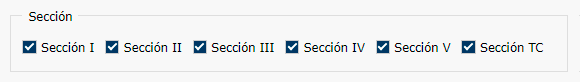 Secciones